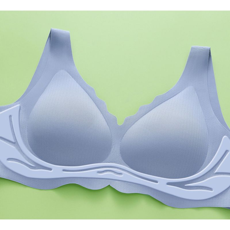 Plus Size Anti-Sagging Thin Large Bust Minimizer Seamless Comfortable Sports Bra_voghion.com