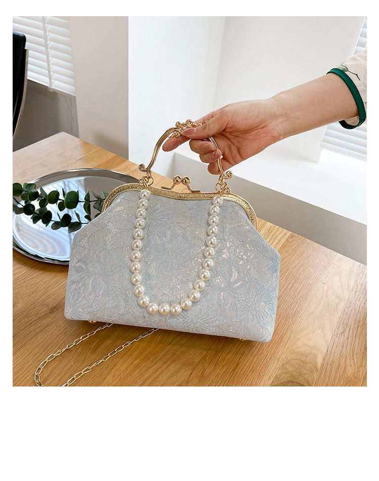 Große Kapazität Spitze Clip Damen Schulter Cheongsam High-End-Geschenk antike Tasche Perle Handtasche_voghion.com