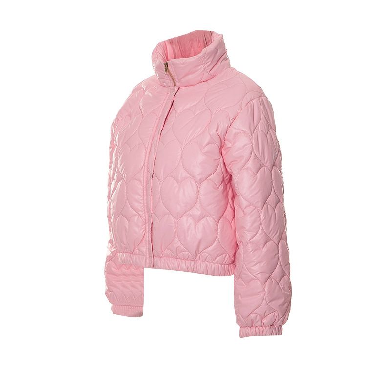 Damenbekleidung, modische Baumwollkleidung für Damen, dünne Baumwolljacke, neuer Damen-Liebes-Kurzmantel_voghion.com