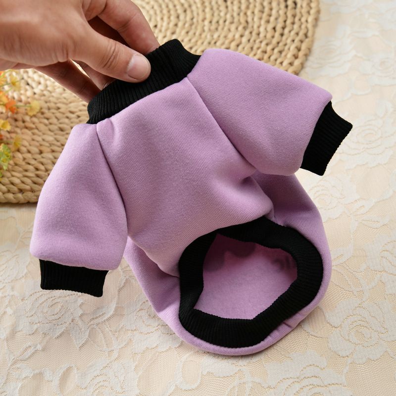 Felpa con cappuccio per cani di piccola taglia, autunno e inverno, con teschi e zucche di Halloween in saldo_voghion.com