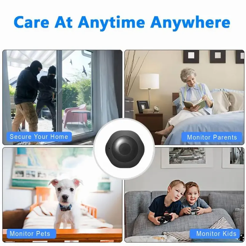 4K 1080p HD Mini Wifi Camera Smart Home Night Vision Wireless Surveillance Camcorder Portable Remote Monitor Invisible_voghion.com