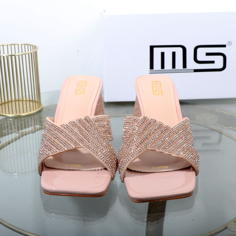 2024 Sommerausflug Strass Hausschuhe, Übergroße One Size Flip Flops, Dicke High Heels, Funkelnde Diamanten, Damen_voghion.com