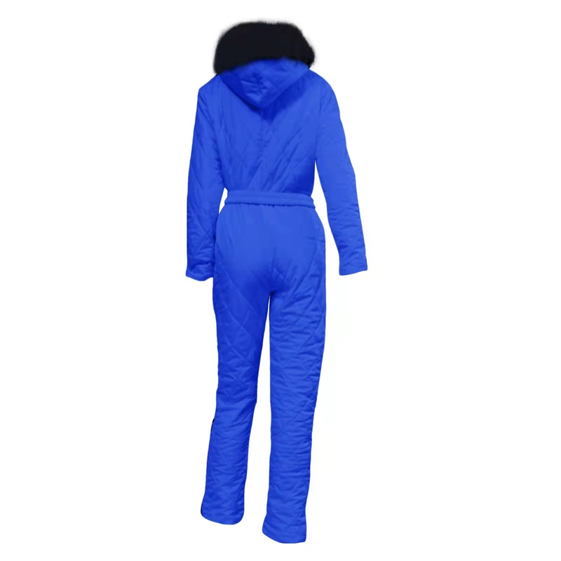 Warme, einfarbige Freizeit-Skihose für Damen_voghion.com