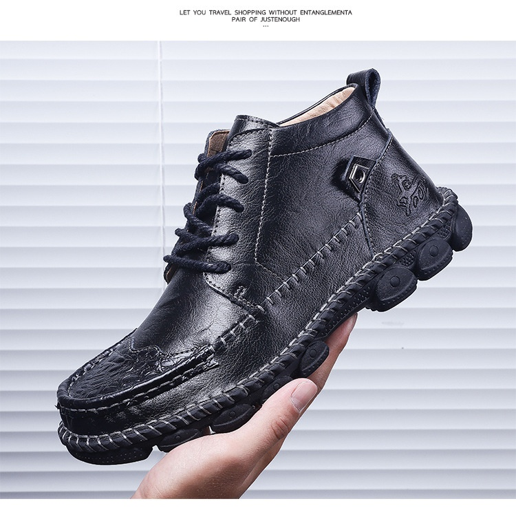 Cowboy Boots Desert Boots Rubber Waterproof Elegant Western Flat Low Heel Pointed Toe Zipper Slip-On Sports Footwear_voghion.com