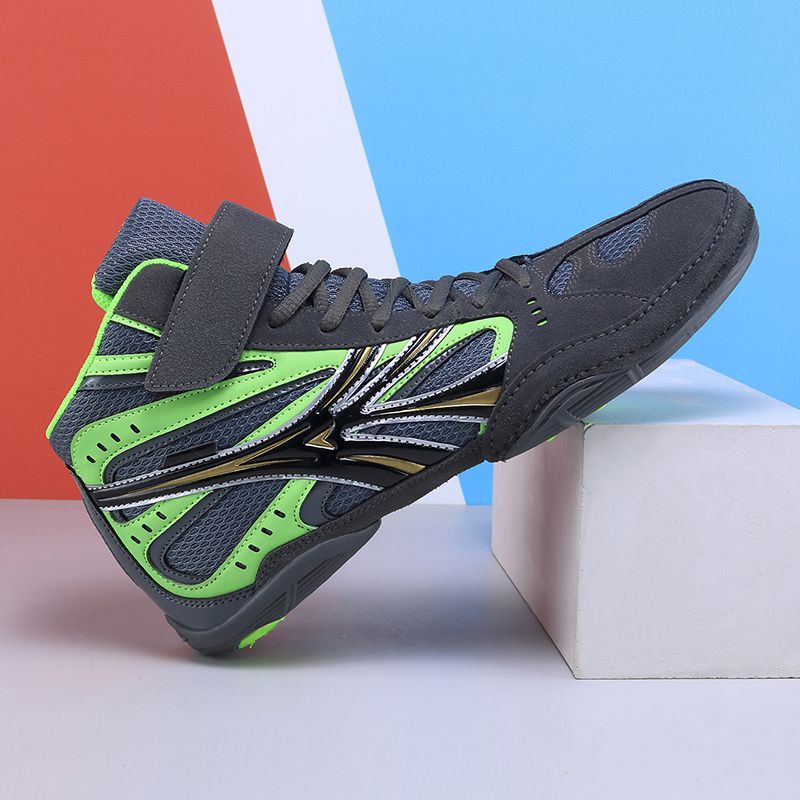 Nouvelles chaussures de sport pour hommes d'entraînement complet de compétition professionnelle de lutte bo_voghion.com