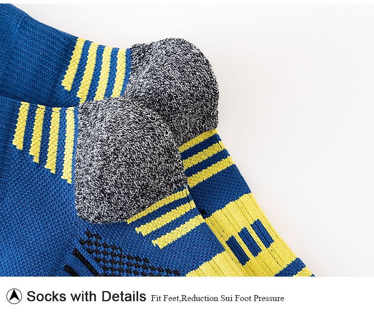 ActiveGo ActiveGo Cross-Border Sweat-Absorbent Breathable Towel Bottom Men's Short Tube Sports Thickened Running Outdoor Hiking Socks_voghion.com