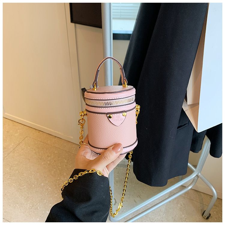Bucket Bag Women's Advanced Chain Chain Shoulder Oblique Span Bag_voghion.com