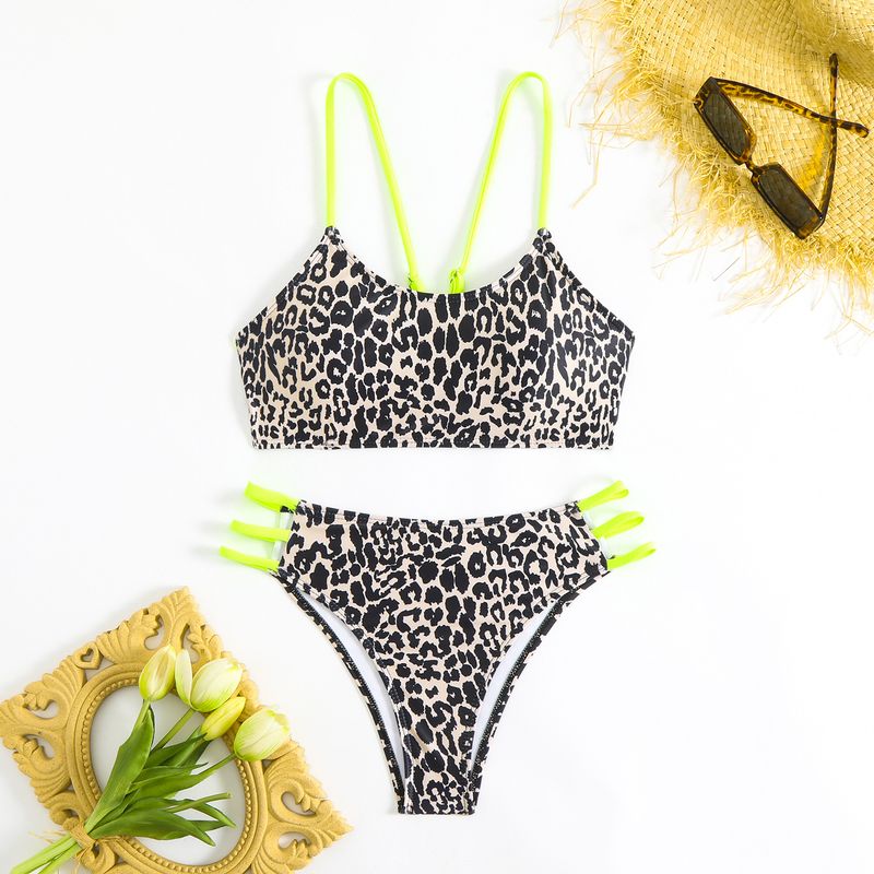 Bikini New Leopard Print Subsystem With Sexy Swimsuit_voghion.com