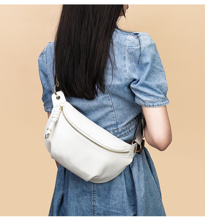 Modische Umhängetasche für Damen – große Umhängetasche aus echtem Leder mit Reißverschluss, mehreren Taschen, weich und stilvoll für den täglichen Gebrauch_voghion.com