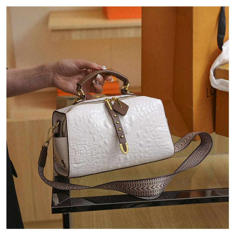 Mode Kokodil Muste Flut 2023 Neue Hohe Kapazität Tagbae Kleine Quadatische Tasche Vielseitig Beitband Eine_voghion.com