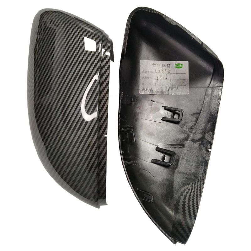 Tapa de cubierta de espejo lateral de carbono para VW Golf GTI 6 MK6 R20 GTD 2010 2011 2012 2013, repuestos de carcasa de automóvil_voghion.com