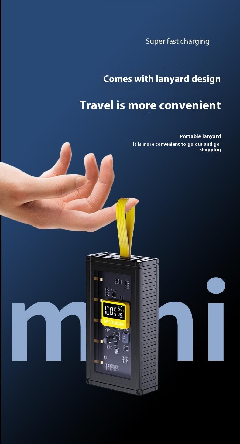 50000 mAh mit 20 W PD 120 W Schnelllade-Powerbank, externer Akku, geeignet für verschiedene Modelle_voghion.com