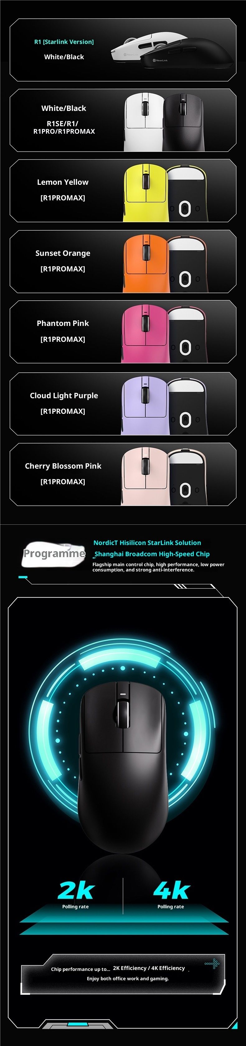 Digitex VXE Dragonfly R1 Serie Gaming-Maus für E-Sport: Lange Akkulaufzeit, kabellos, leicht, ergonomisch_voghion.com