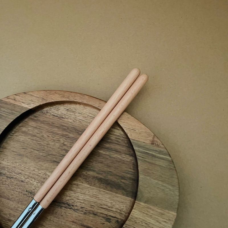 Walnut Long Oil-Frying High-Temperature Resistant High-Grade Paint No Wax Chicken Wing Wood Hot Pot Extended Fried Dough_voghion.com