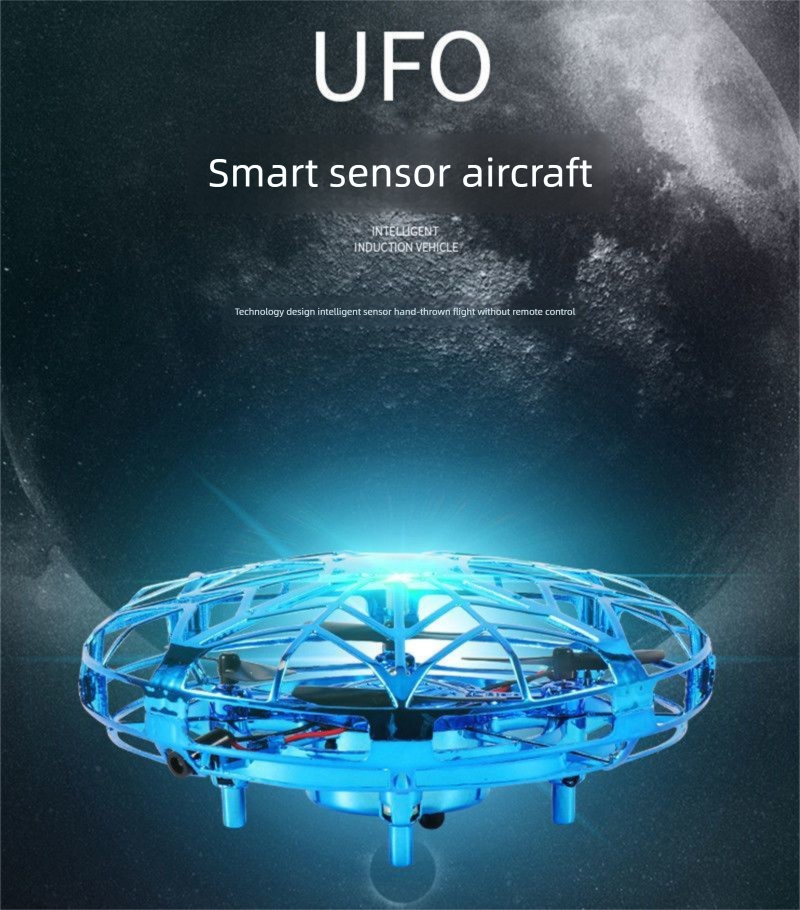 Smart Induction Levitating UFO Flying Saucer Floating Luminous Gyroscope Boys And Girls Toys Children's Day Gift_voghion.com