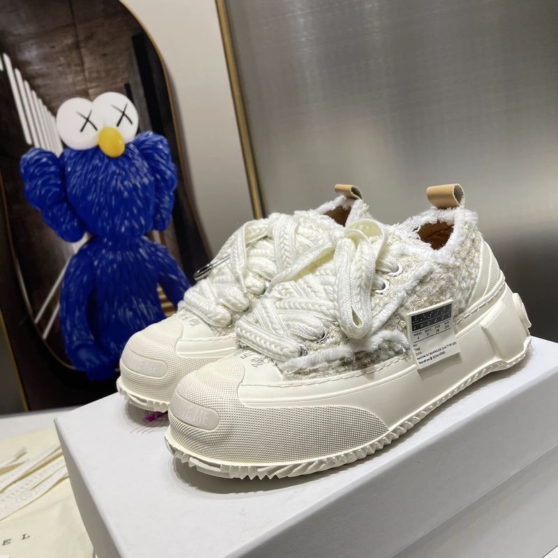 Scarpe vulcanizzate con aumento di altezza, stile Wu Jianhao, in tela di cotone con motivo zucchero filato, per donna, modello Hidden 2.0, con sorriso aperto, per coppie di mendicanti_voghion.com