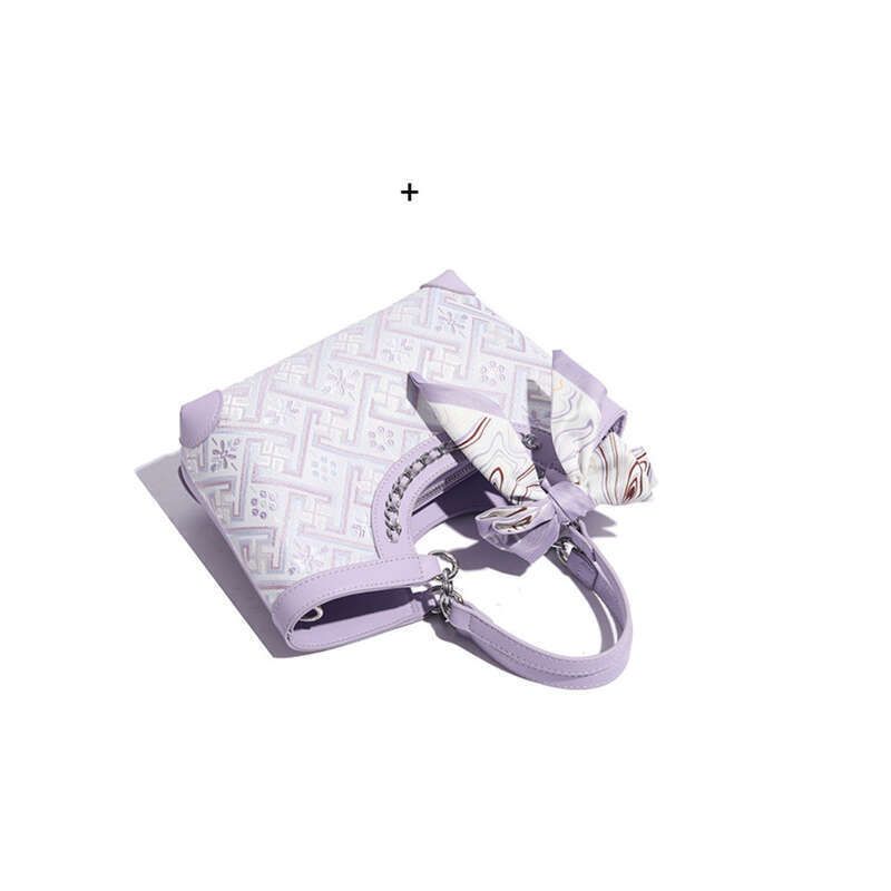 2025 Seidenschal-Handtasche im Ethno-Stil, Gemüsekorb-Kindertasche, neue Umhängetasche_voghion.com