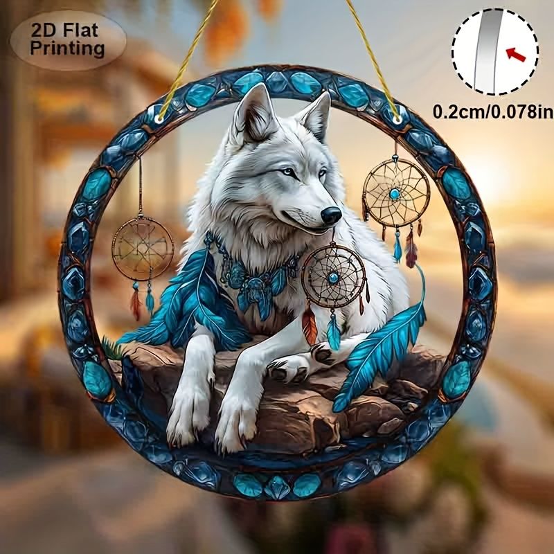 kurt Dreamcatcher Akrilik Duvar Sanatı Mavi Tüyler ve Boncuklar. Yatak Odası/Oturma Odası/Dış Mekan Dekoru İçin Mükemmel. Kız Kardeşler/Arkadaşlar İçin Benzersiz Hediye_voghion.com