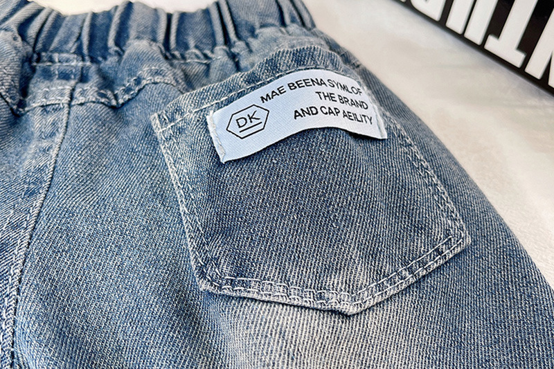Children's Autumn New Set Zipper Cartoon Sweater Boys' Letter Print Top Cool and Handsome Denim Pants_voghion.com