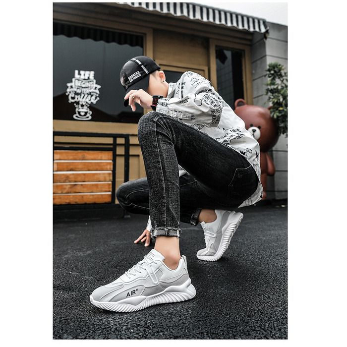 Sommer Dünne Weiße Turnschuhe Dad männer Mesh Laufsportschuhe_voghion.com