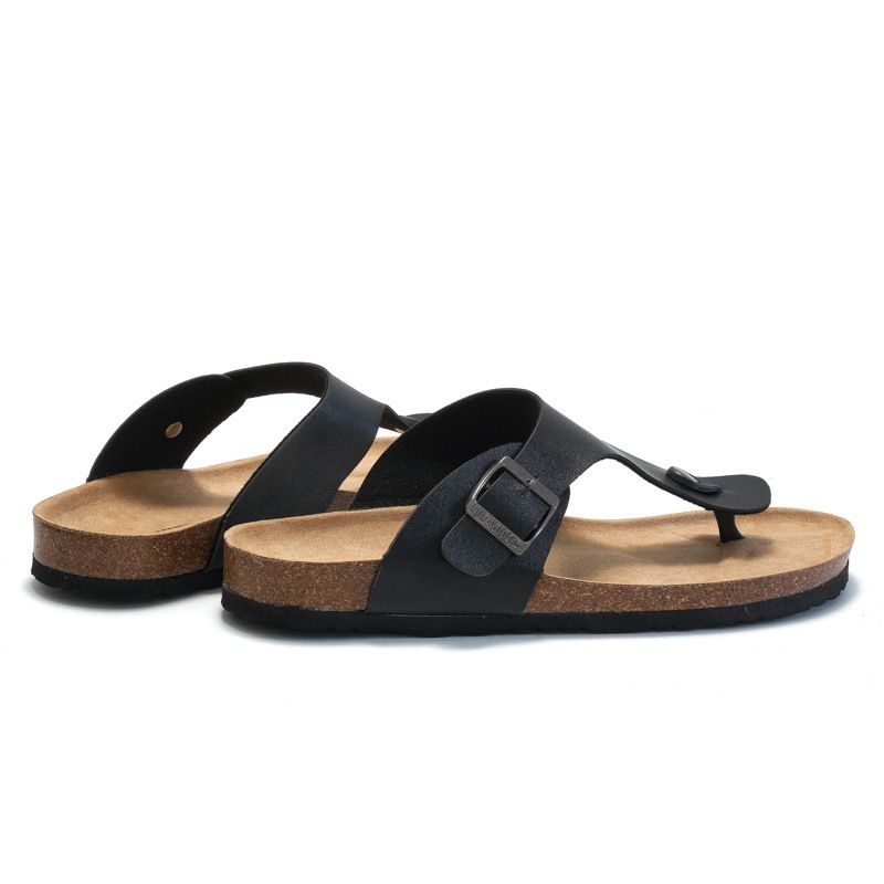 Sandale Ruizu Couple Plut de vară Sandwich pentru bărbați, ediție coreeană Sandale la modă, papuci casual cu model herringbone pentru femei_voghion.com