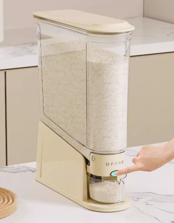 Bekai Container For Home Use 2025 New Model Ultra Narrow Sealed Insect-Proof Moisture-Proof Rice Bin Gap Storage Box_voghion.com