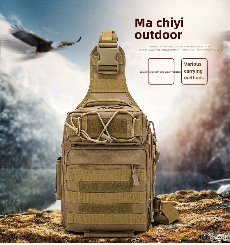 Luya Bag 2018 Nou Rucsac Tactic Camuflaj Geantă de Exterior pentru Bărbați Geantă de Piept Multifuncțională Umăr Crossbody Geantă cu Trei Scopuri_voghion.com