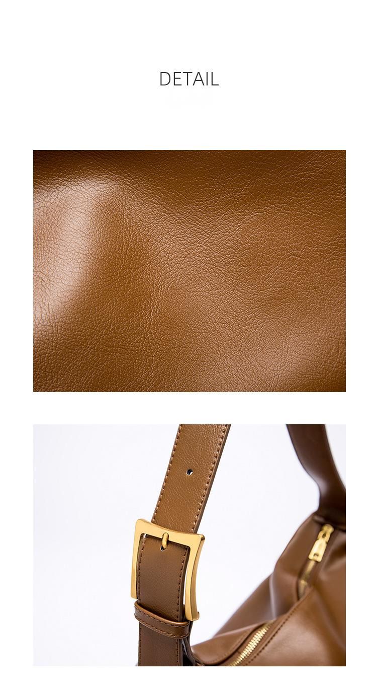 Borsa tote, nuovo arrivo, borsa casual da pendolare in morbida pelle di alta qualità, borsa a tracolla retrò alla moda per le donne._voghion.com