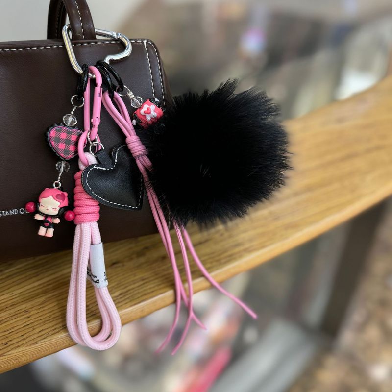 Bag Charms Plush Bag Pendant Cute Doll Pendant High Value Keychain Accessories_voghion.com