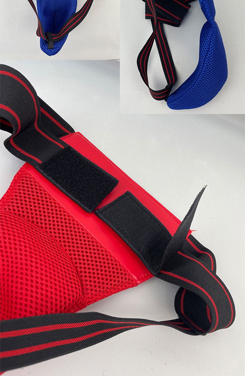 Material de primeira classe TPU forte proteção virilha tecido de malha respirável boxe combate artes marciais combate proteção virilha Sanda proteção virilha_voghion.com