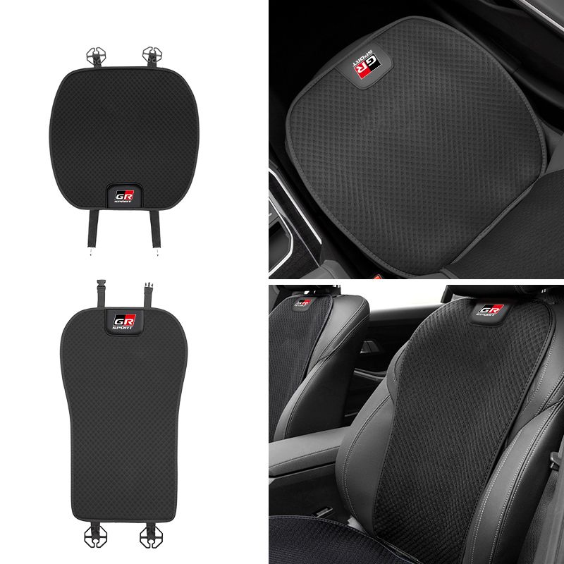 Car Seat Cushion Cover Backrest Protective Pad For Toyota Crown GR Corolla YARIS L Auris C-HR Hilux Vios Rav8 Prius Izoa_voghion.com