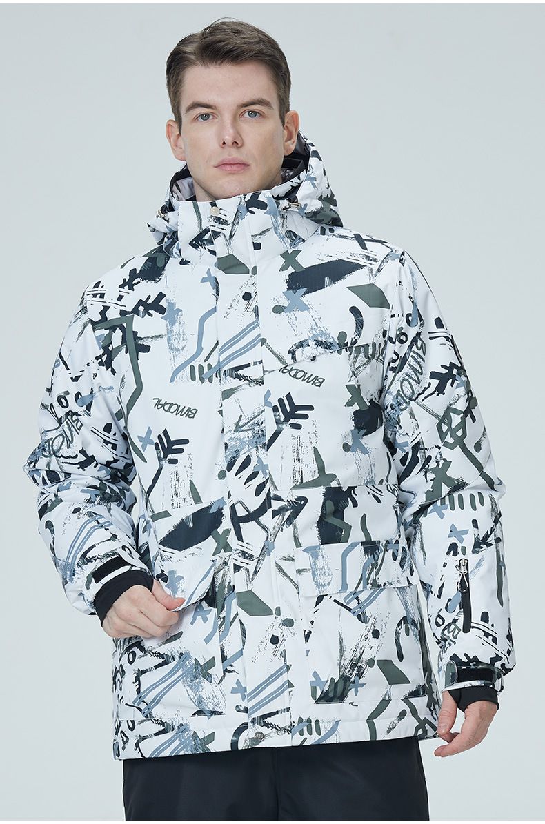 Nuovo set completo per uomo e donna, giacca da snowboard e da sci in stile coreano, calda e spessa_voghion.com