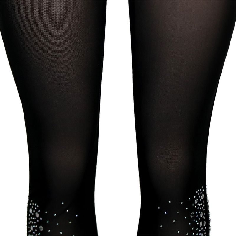 Moteriški drabužiai Sexy Meh Through Hot Diamond Kelnės ilgomis rankovėmis kombinezonas moterims_voghion.com