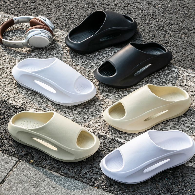 Unbeatable Quality Ladies' Thick Soled Summer Slippers With A Poop Like Feel, Coconut Shoes For Indoor Outdoor Wear, Casual And Versatile_voghion.com