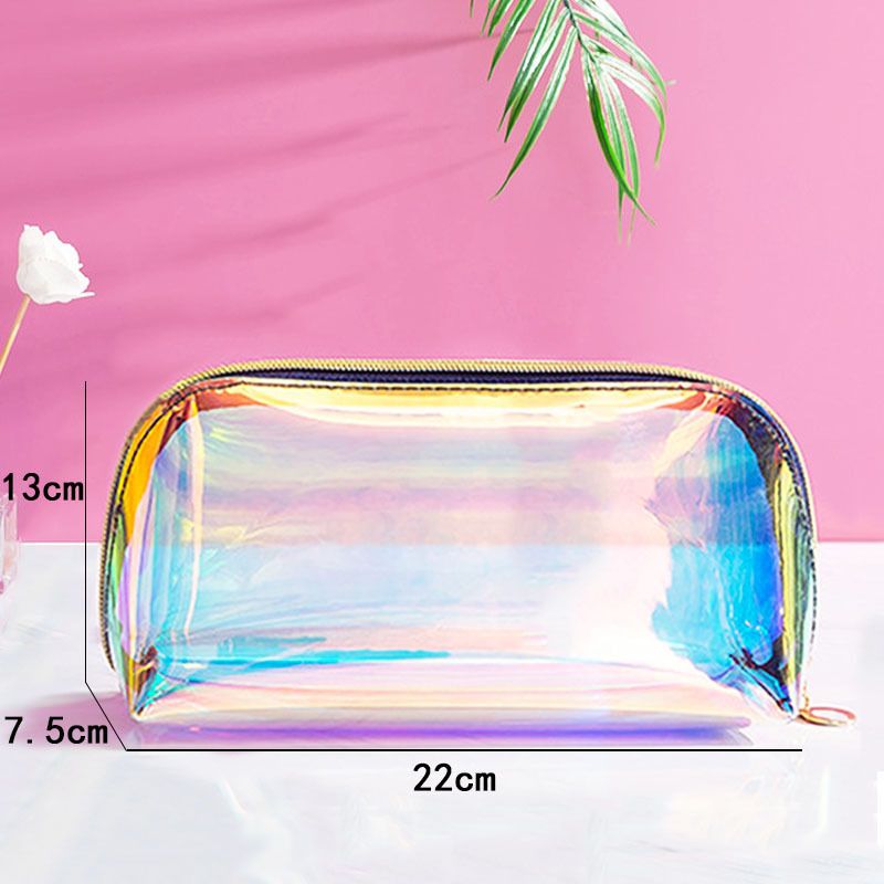 Borsa portatile multifunzionale per il trucco laser iridescente_voghion.com