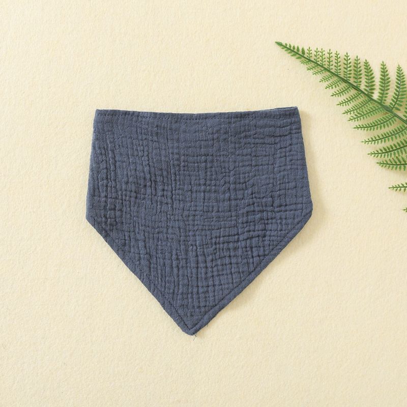 Ubranka dla dzieci Dwuwarstwowy śliniaczek z gazy dla niemowląt Chusteczka do nosa dla dzieci Śliniaczek dla noworodków Trójkątny szalik Krepa Serwetka obiadowa_voghion.com