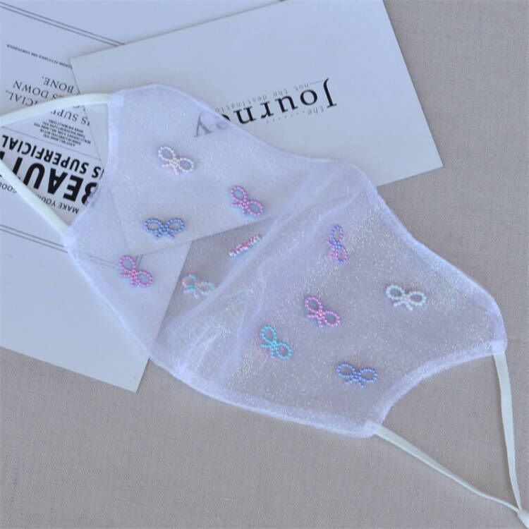 New Summer Tulle Mask Star Mask_voghion.com