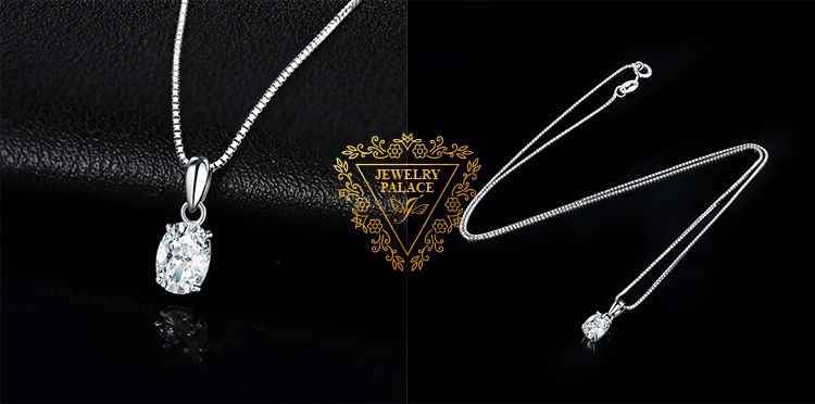 Vendite calde JewelryPalace Cross Sideway Sterling Sier Cubic Zirconia Collana con ciondolo per donna Placcato oro rosa giallo Nessuna catena_voghion.com