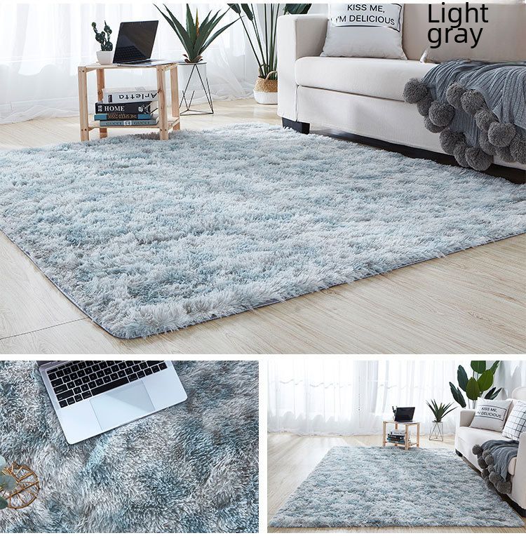 tjock plysch vardagsrum sovrum tie-dyed sidenull matta golvmatta dörrmatta badrum kök golvmatta matta_voghion.com