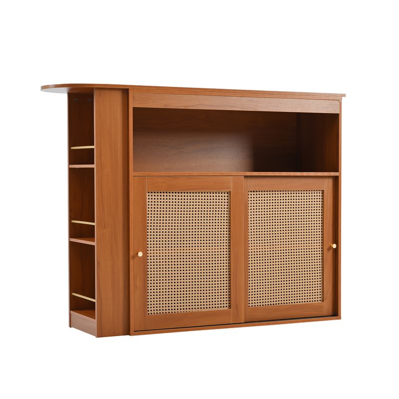 Barre aperte con fronte in rattan 138-193x104cm_voghion.com