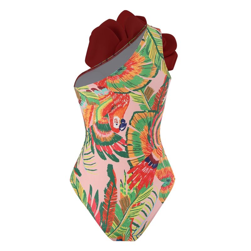 Dameskleding Nieuw Eendelig Badpak Dames Strak Slanke Grote Bloem Niche Badpak Pak Chiffon Lange Rok_voghion.com