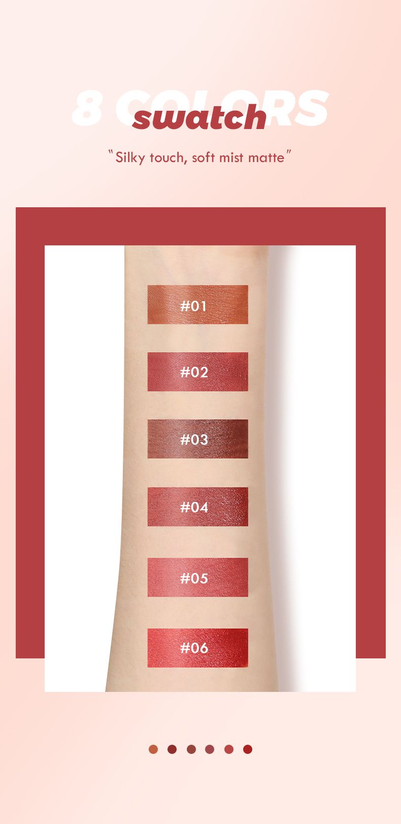 Matt Velvet huuleglasuur. Kauakestev intensiivne huulepulk, mis on pleekimiskindel ja värvimuutuskindel, et huuled oleksid valgemad ja erksamad._voghion.com