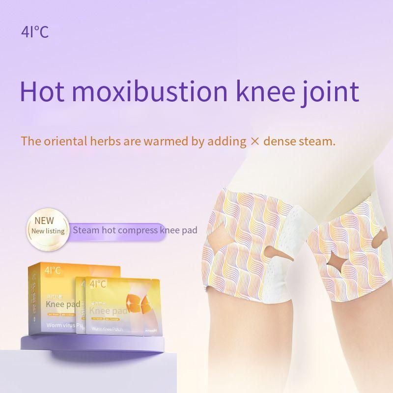 Self-Heating Baby Mugwort Thermal Joint Insulation Warm Knee Pads_voghion.com