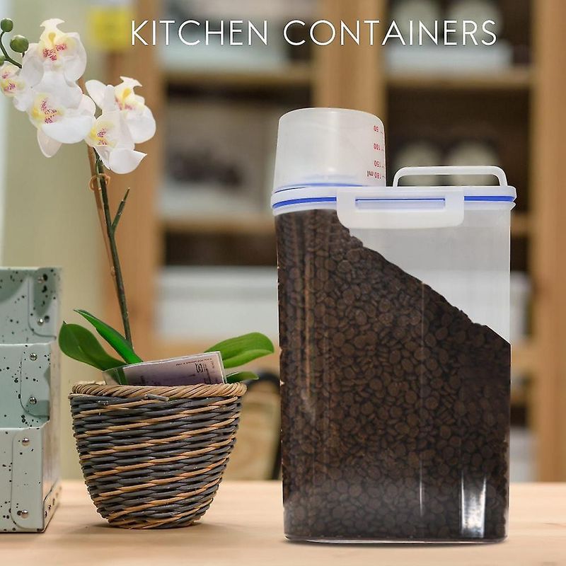 Contenitore per cereali di riso - Contenitore ermetico per alimenti secchi di riso Contenitore per cereali di riso in plastica Dispenser per riso di piccole dimensioni_voghion.com