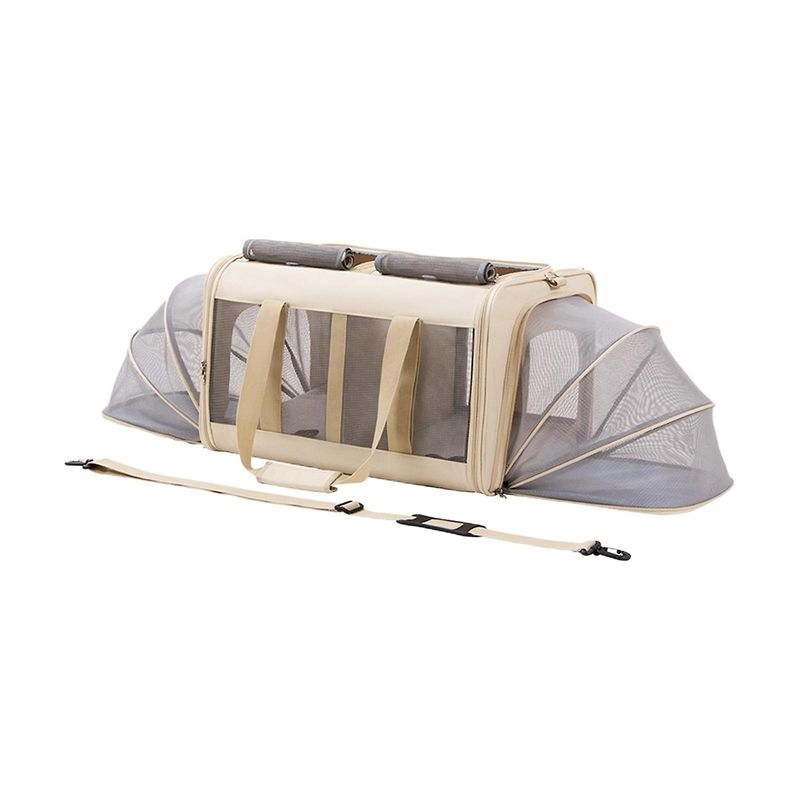 Trasportino da viaggio per gatti di grandi dimensioni, trasportino da viaggio per animali domestici, pieghevole, portatile, per cani, trasportino per cuccioli, conigli, cani di piccola taglia, escursionismo e campeggio_voghion.com