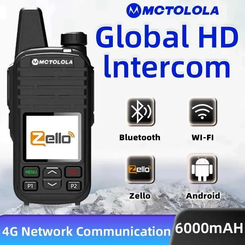 better Quality MOTOLOLA 2G 3G 4G Zello POC Handheld Walkie Talkie Android WiFi PTT Global 5000km Coverage F250930_voghion.com