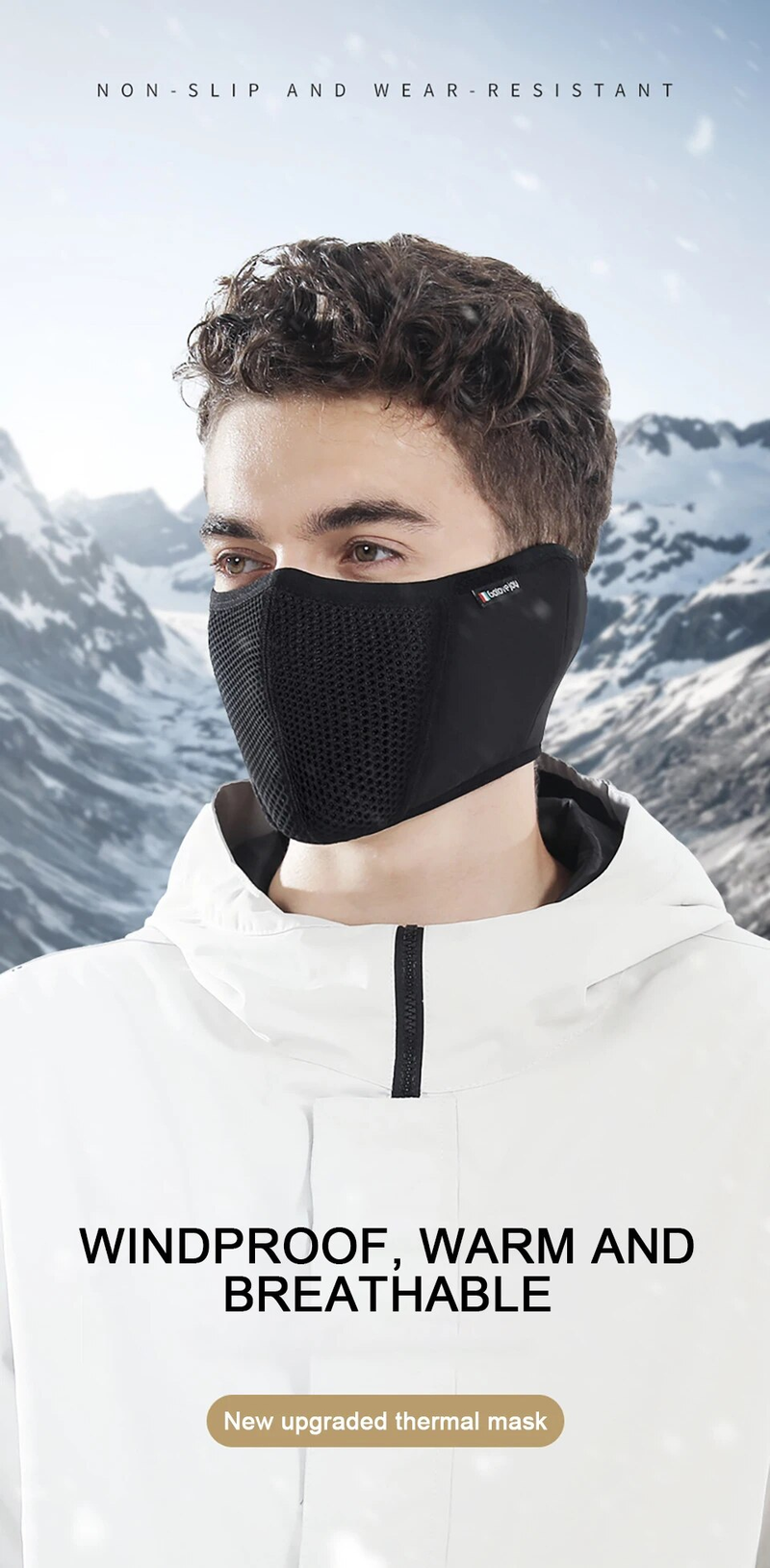 LOOGDEEL-mascarilla polar cálida para invierno, máscara facial a prueba de viento para ciclismo y esquí, pasamontañas antipolvo, cara térmica reutilizable para deportes al aire libre_voghion.com