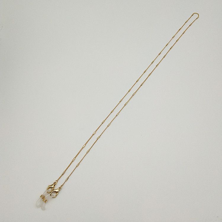 Bead Series Trendy Dual-use Mask Glasses 63 Hanging Metal Chain Pearl_voghion.com