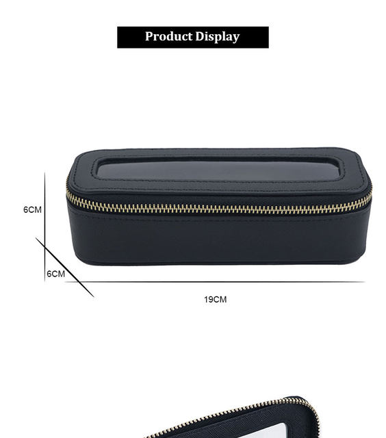 Set de geantă cosmetică personalizată din piele naturală, colorată, clasică, Saffiano, portabilă, pentru călătorii, geantă cosmetică transparentă din PVC, geantă de spălat TPU_voghion.com