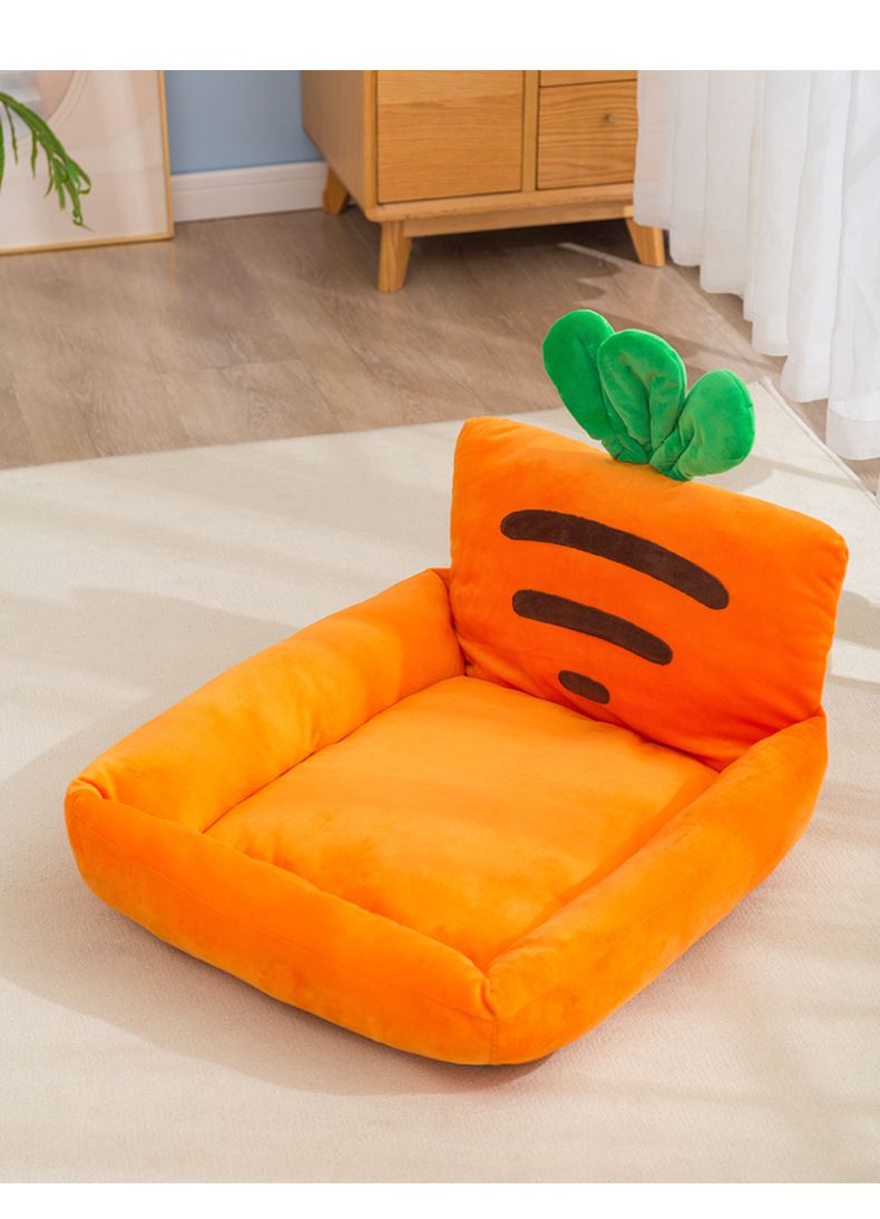 Autumn Winter New Creative Carrot Shaped Warm Cat Pet Open Dog Nest_voghion.com